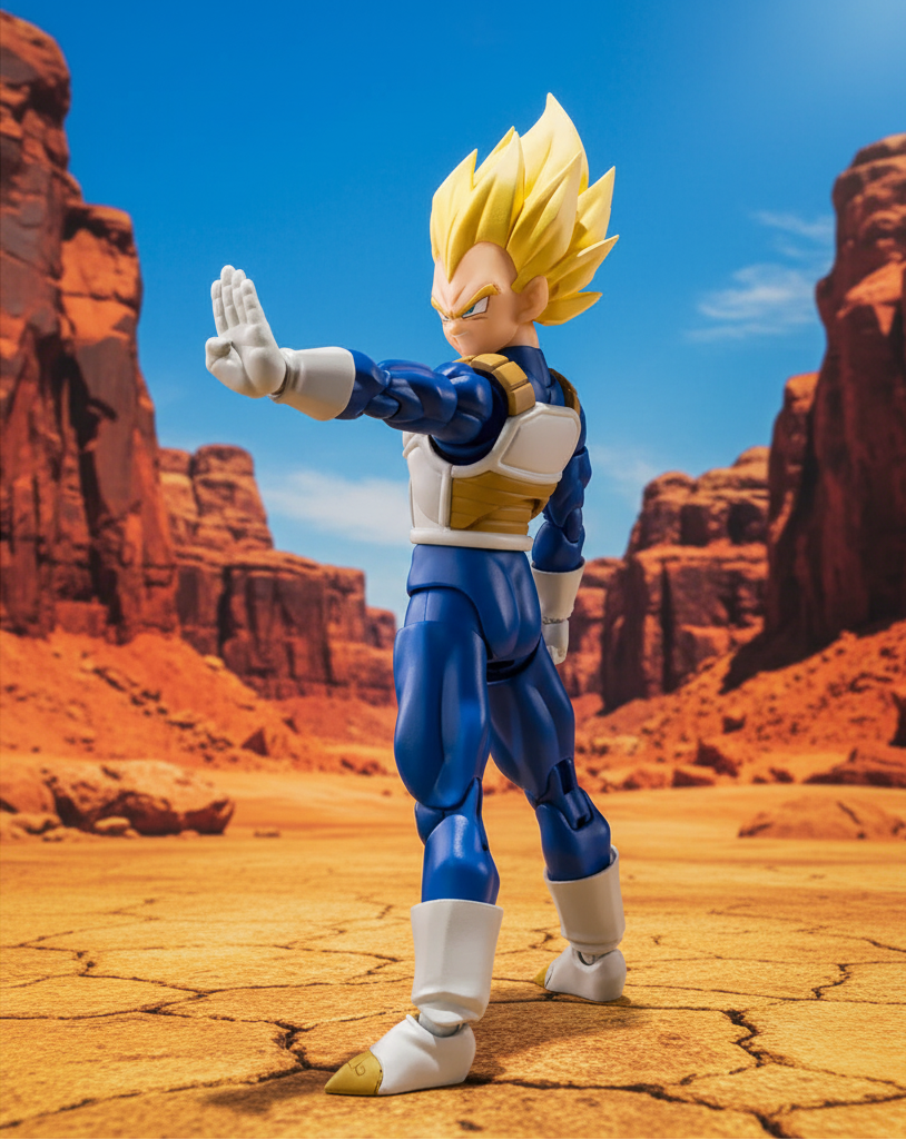 S.H.Figuarts SSJ Vegeta Dangerous Pride DBZ Figure