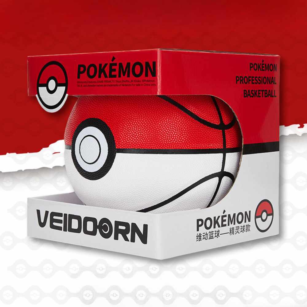Veidoorn Pokemon Sports Pokeball Basketball - FIHEROE.
