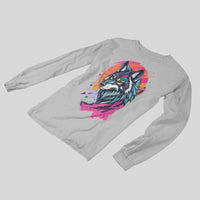 Wolf Totem Geomeric Animal Graphic Tee - FIHEROE.