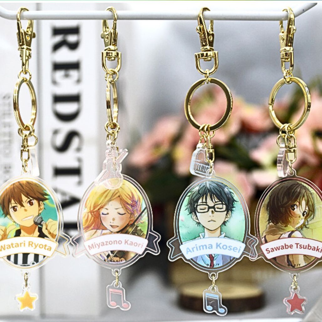 Your Lie in April Keychains Melody of Memories - FIHEROE.