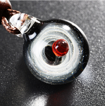 Anime Galaxy Glass Cabochon Pendant Necklace - FIHEROE.