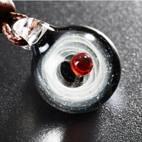 Anime Galaxy Glass Cabochon Pendant Necklace - FIHEROE.