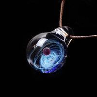 Anime Galaxy Glass Cabochon Pendant Necklace - FIHEROE.