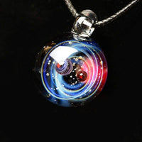 Anime Galaxy Glass Cabochon Pendant Necklace - FIHEROE.