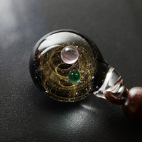 Anime Galaxy Glass Cabochon Pendant Necklace - FIHEROE.