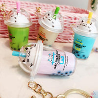Anime Keychains Boba Milk Tea Bag Charm Pendants - FIHEROE.