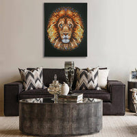 Ben Heine Lion Art Circlism Wall Decor - FIHEROE.