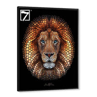 Ben Heine Lion Art Circlism Wall Decor - FIHEROE.