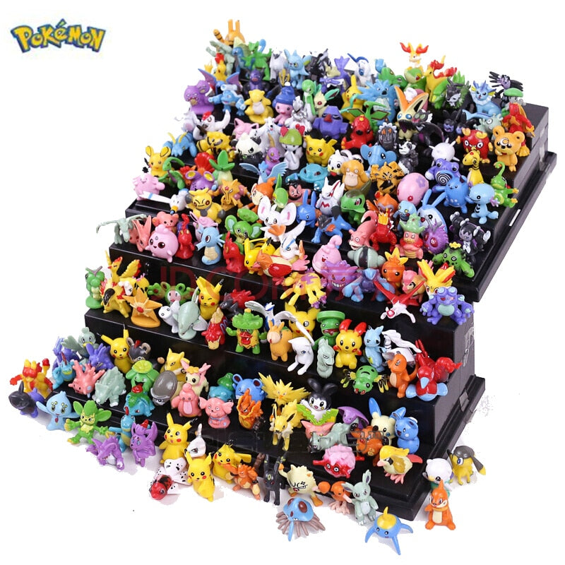 Pokemon Mini Figures 144 Piece Anime Toys - FIHEROE.