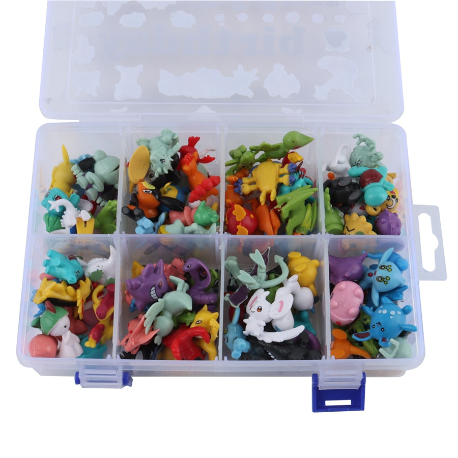 Pokemon Mini Figures 144 Piece Anime Toys - FIHEROE.
