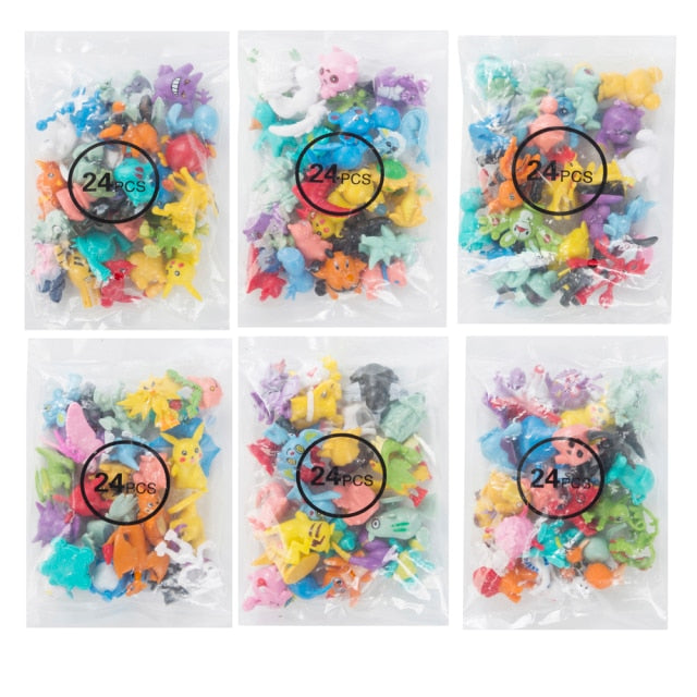 Pokemon Mini Figures 144 Piece Anime Toys - FIHEROE.
