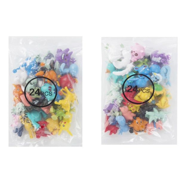 Pokemon Mini Figures 144 Piece Anime Toys - FIHEROE.